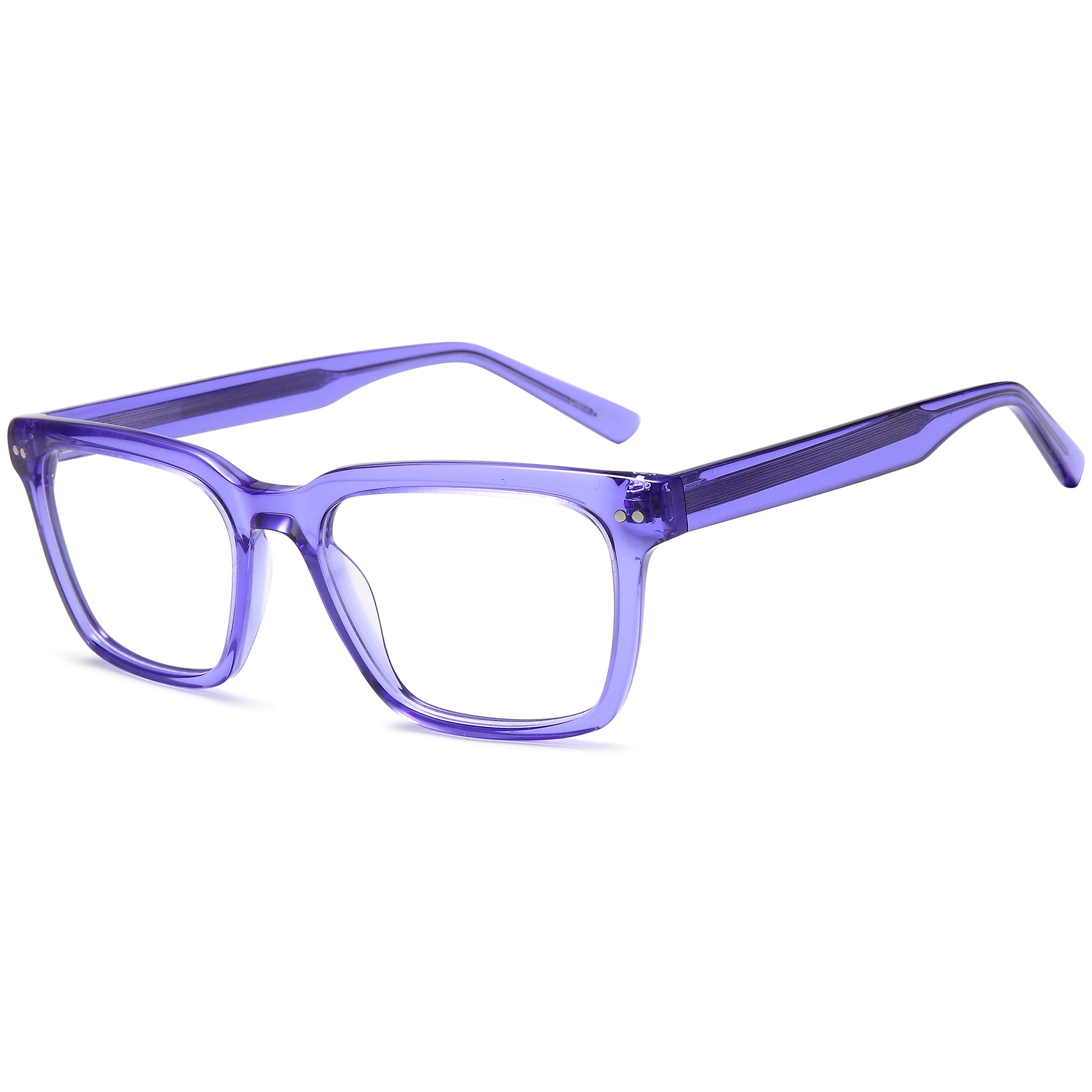 Uniq UN7112 Blue Square Plastic Glasses – Men Full Rim Eyewear