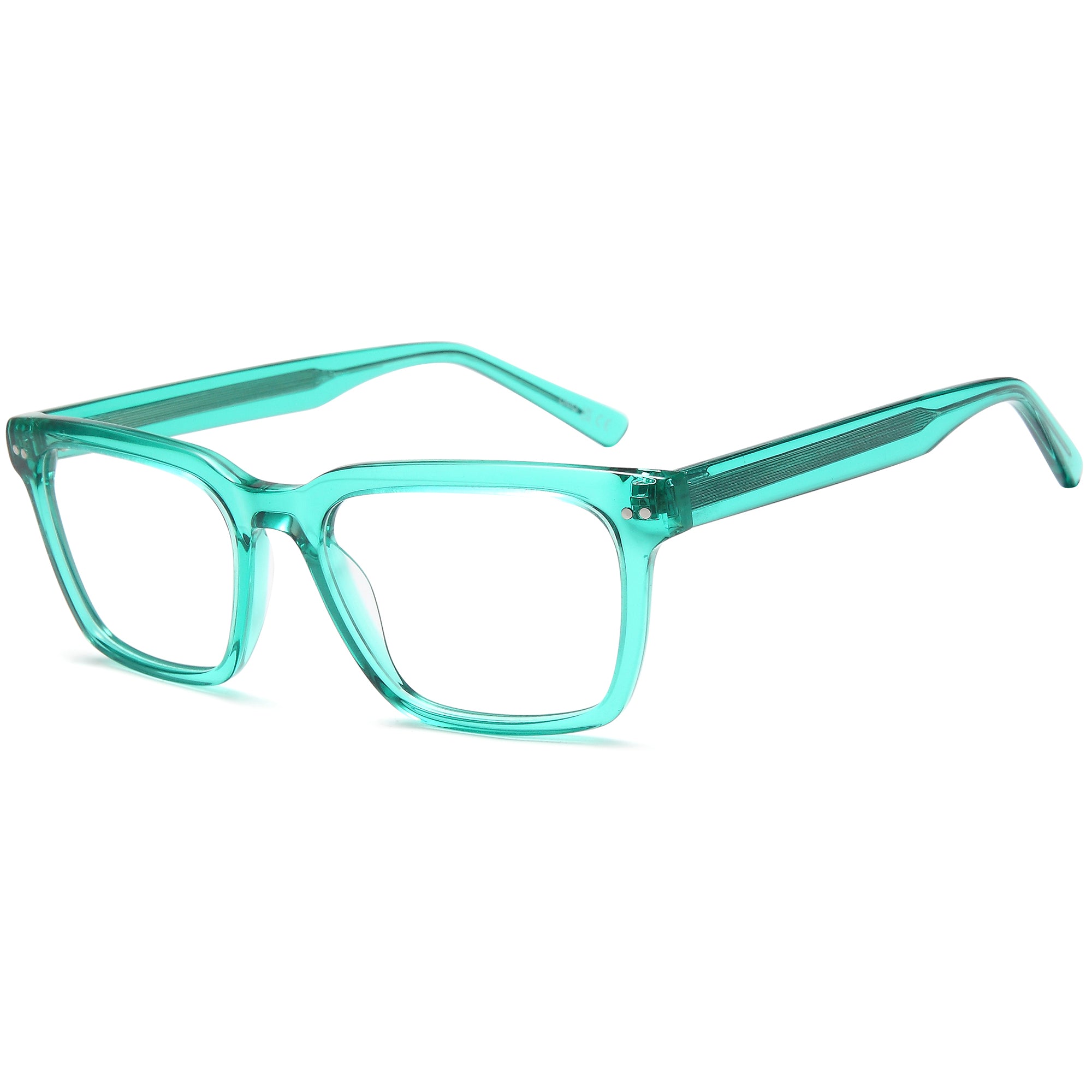 Uniq UN7112 Green Square Plastic Glasses – Men Full Rim Eyewear