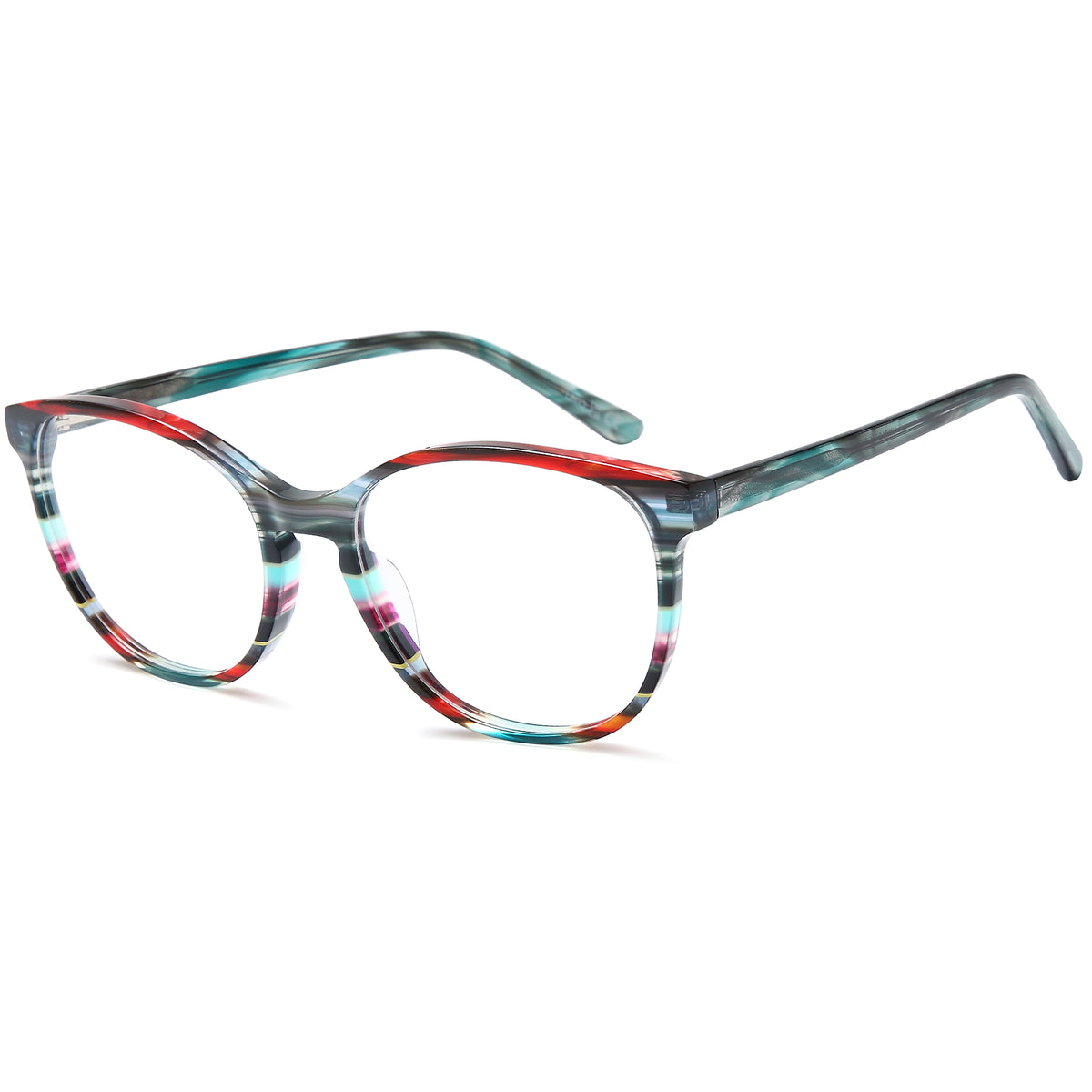 UNIQ UN7122 Grey Round Plastic Glasses – Women Full Rim Eyewear