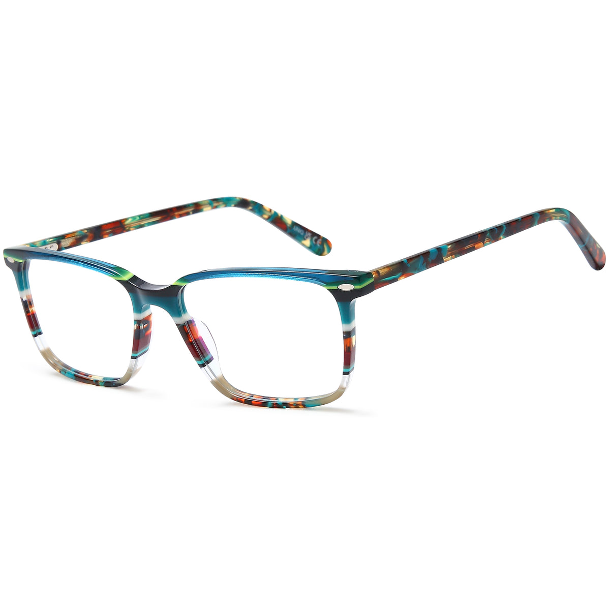 UNIQ UN7123 Green Square Plastic Glasses – Women Full Rim Eyewear