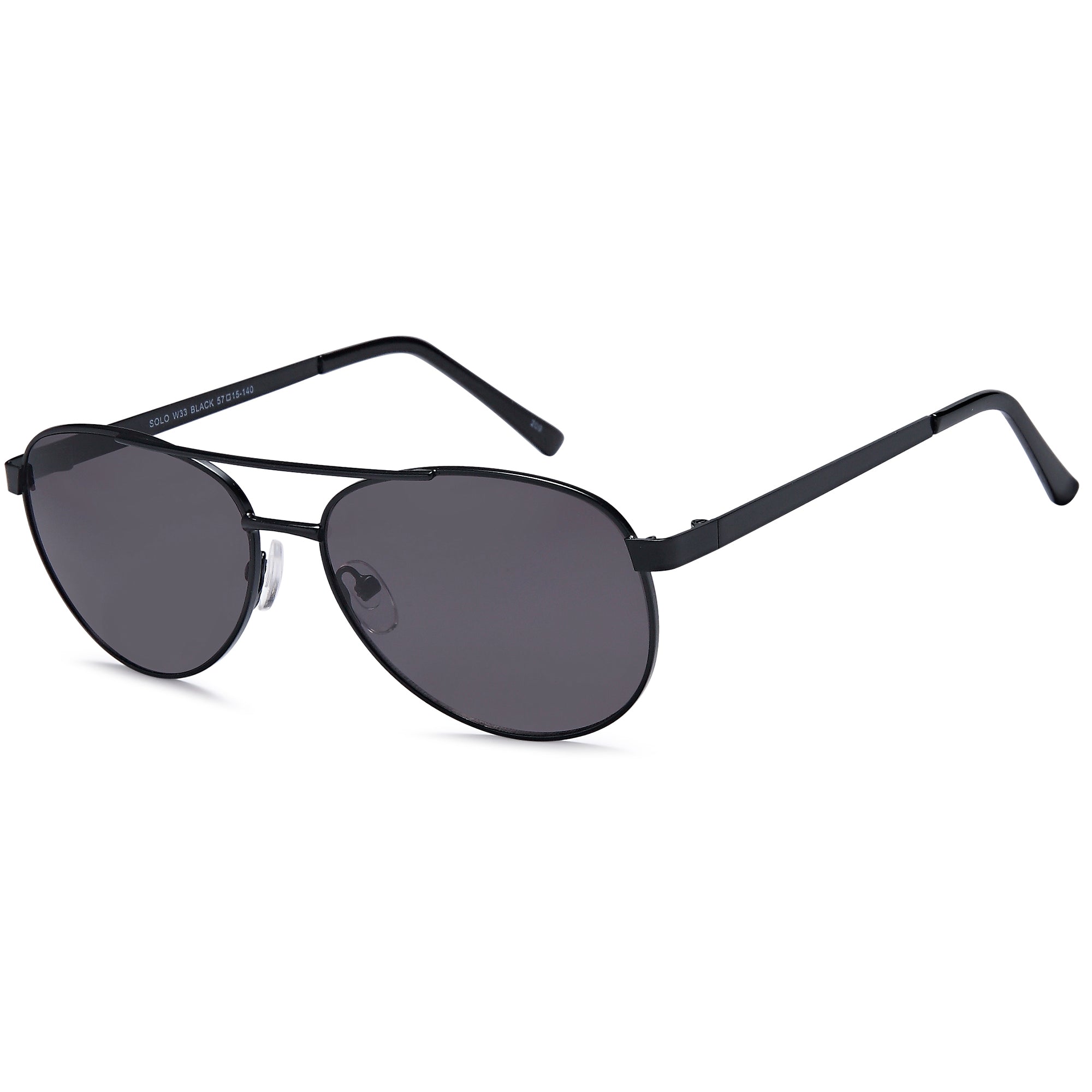 Solo Sun SUN33 Black Plastic Glasses – Unisex Full Rim Eyewear