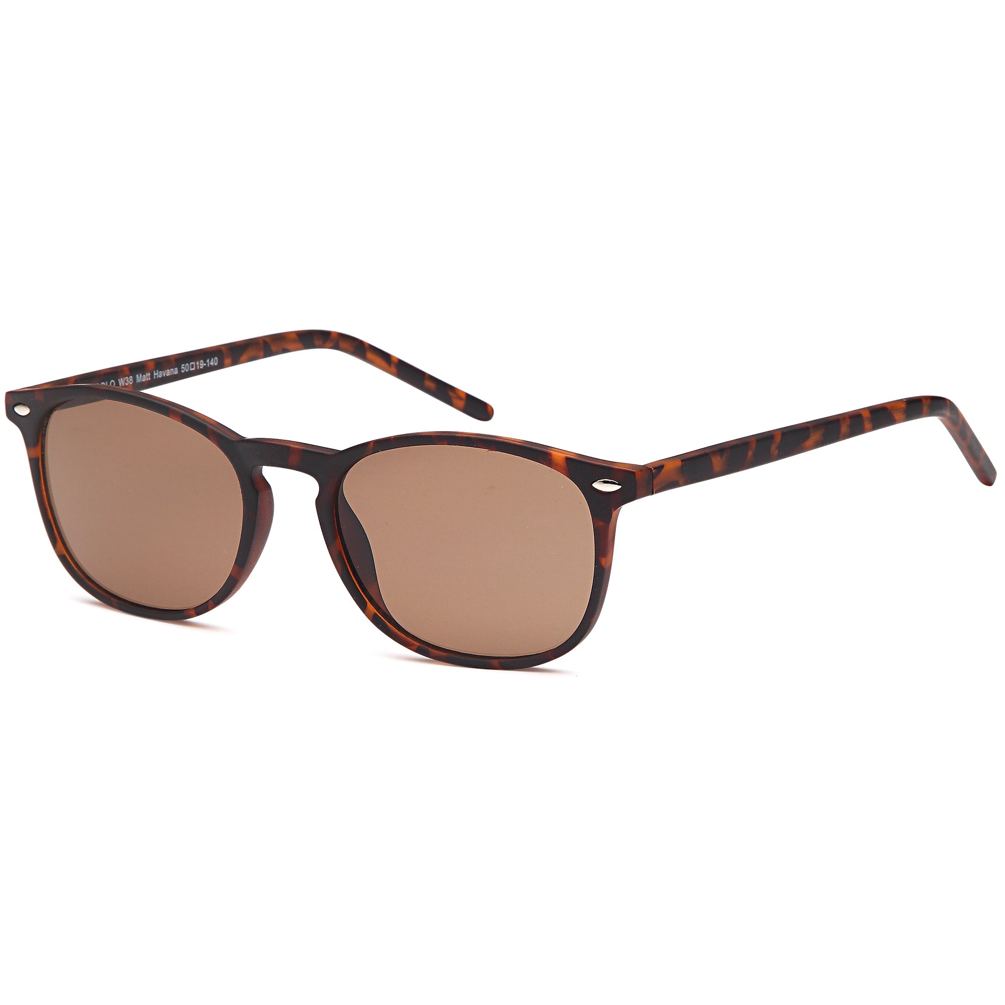 Solo Sun SUN38 Matt Plastic Glasses – Unisex Full Rim Eyewear