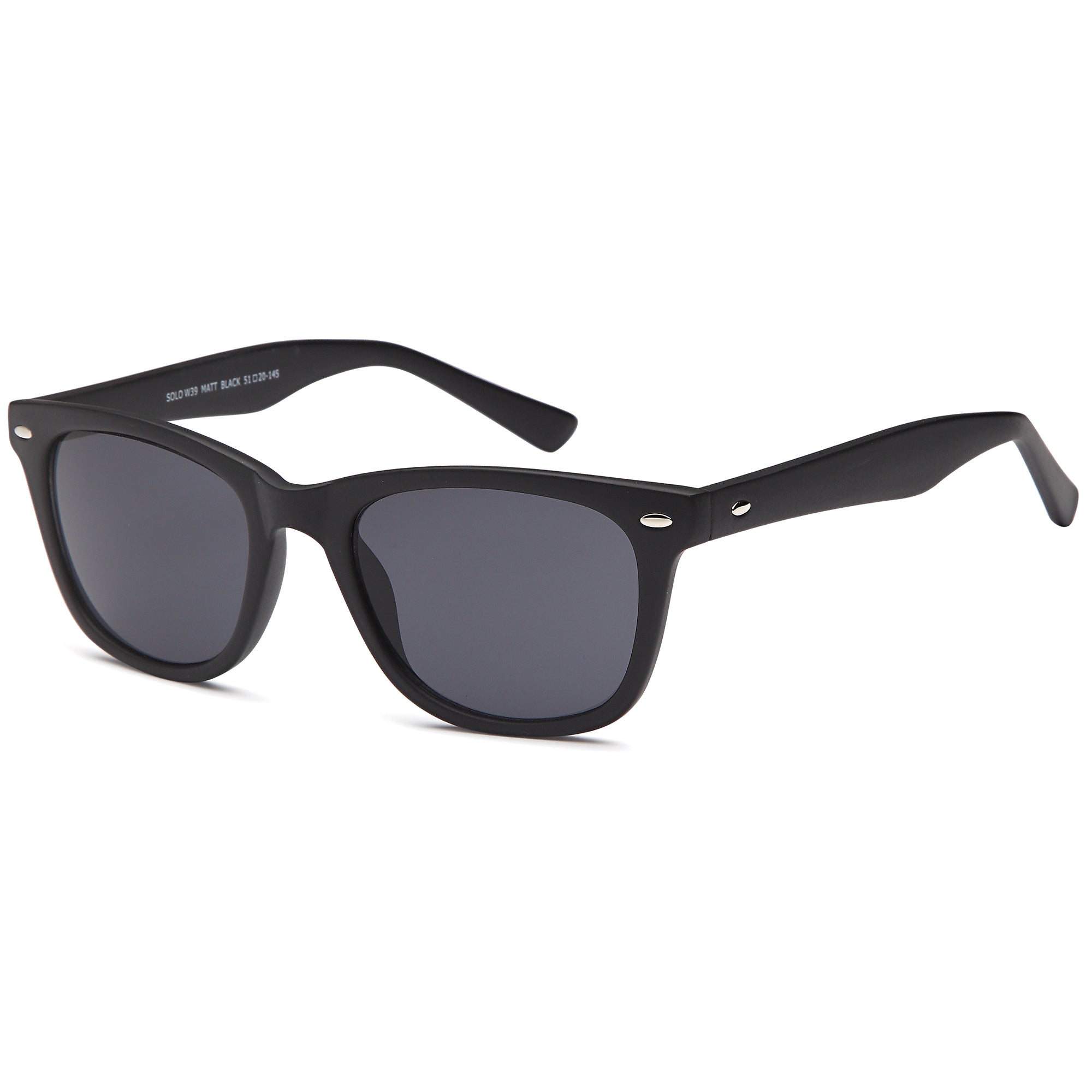 Solo Sun SUN39 Matt Plastic Glasses – Unisex Full Rim Eyewear
