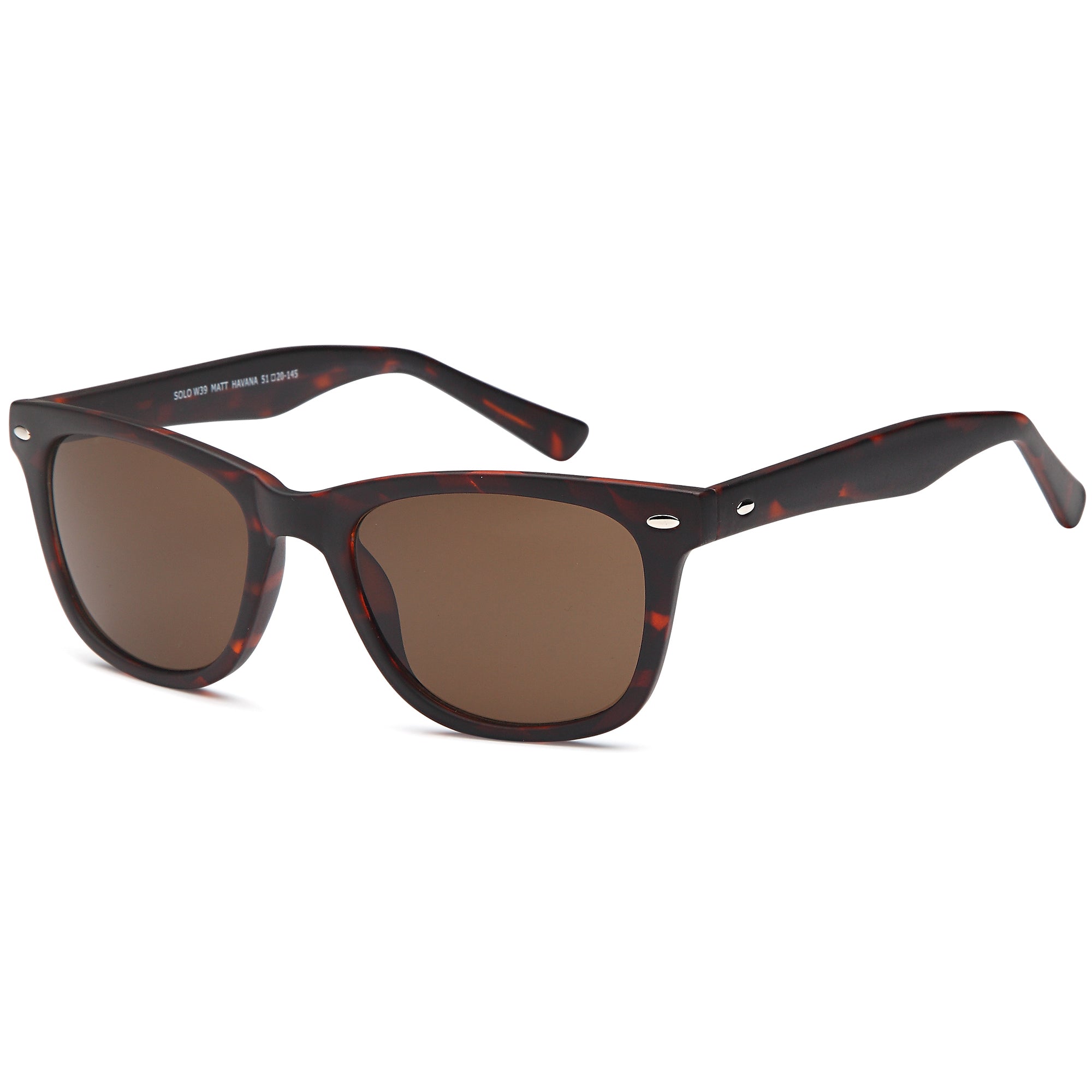 Solo Sun SUN39 Matt Plastic Glasses – Unisex Full Rim Eyewear