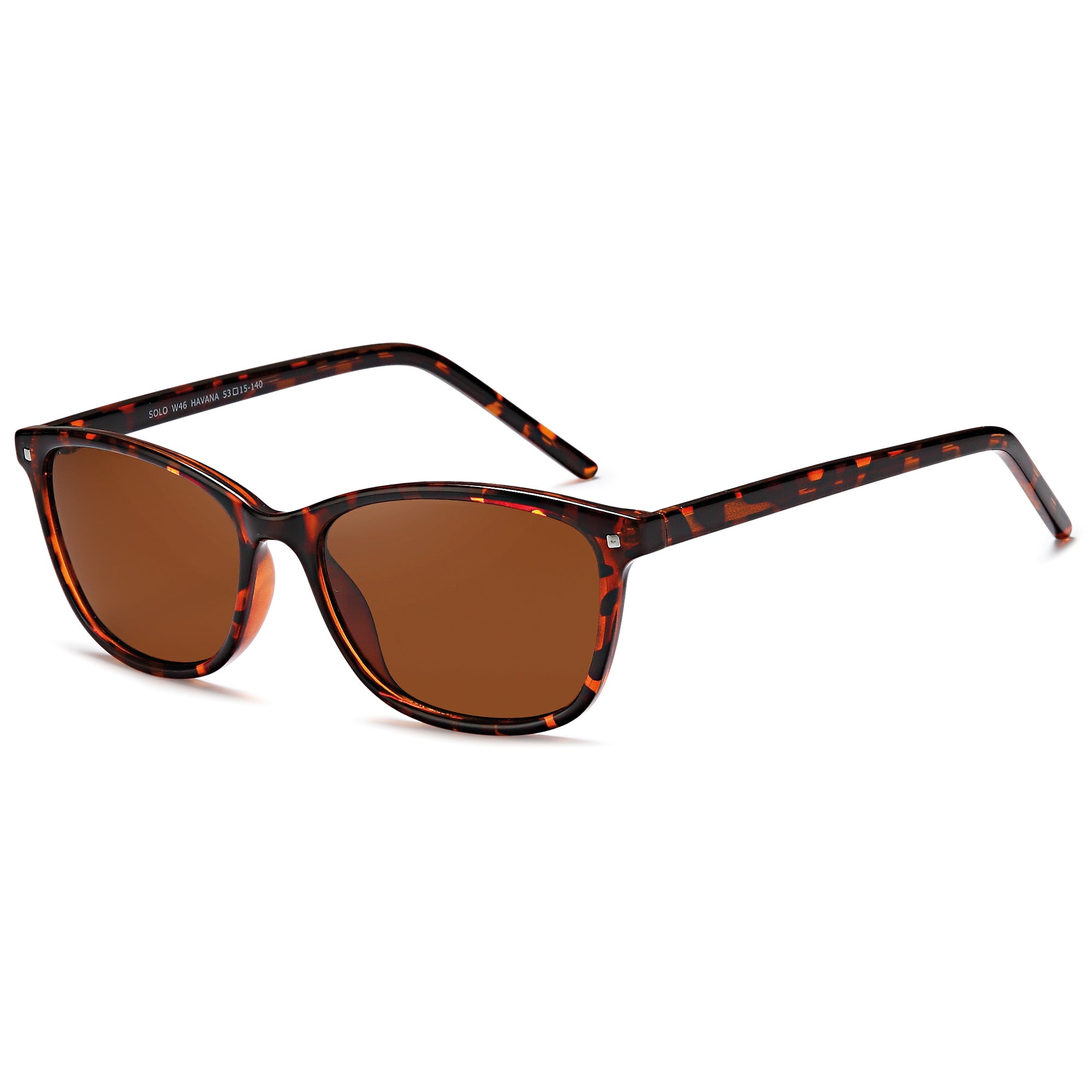 Solo Sun SUN46 Havana Plastic Glasses – Women Full Rim Eyewear