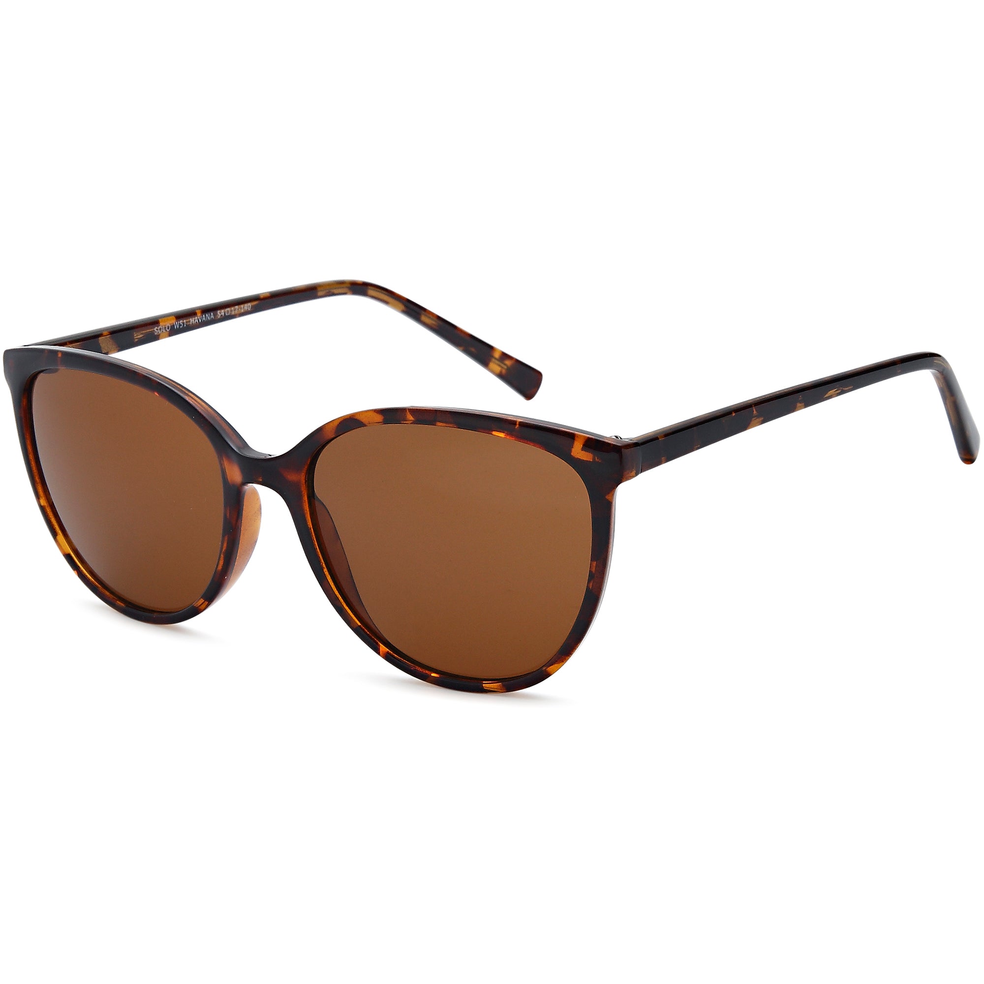 Solo Sun SUN51 Havana Plastic Glasses – Women Full Rim Eyewear